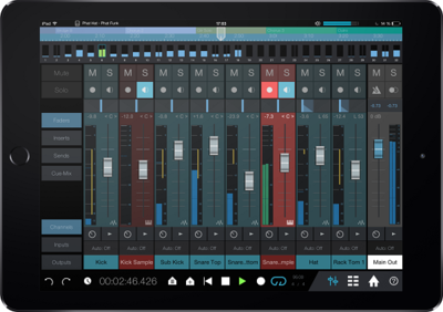 PreSonus Studio One Remote现已可以使用iPad 控制Studio One