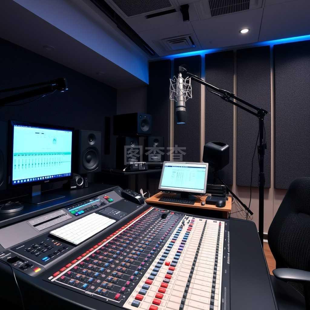 录音棚混音台 专业音乐制作的核心工具
